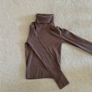 zara cropped ribbed turtleneck